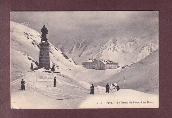 GRAND-SAINT-BERNARD en hiver // petit pli d'angle //