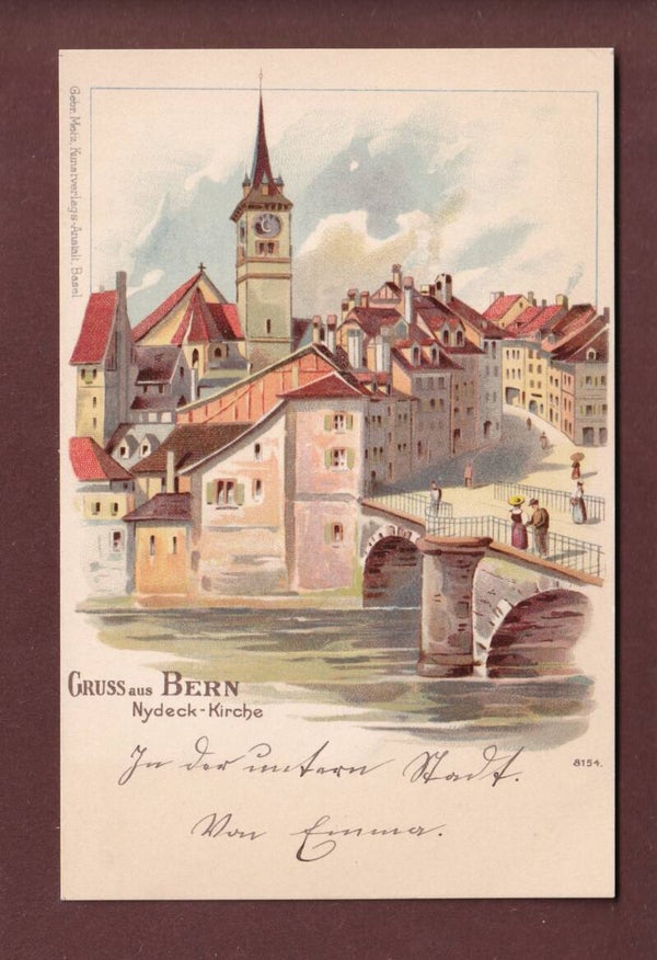 Gruss aus BERN - Nydeck-Kirche