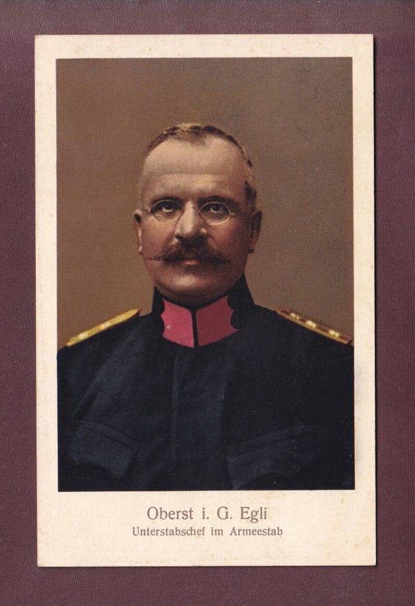 MILITÄR - Oberst G. EGLI