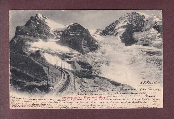 JUNGFRAUBAHN - Eiger - Mönch - 1904