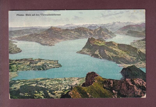 PILATUS - Blick auf VIERWALSTÄTTERSEE - 1914