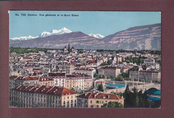 GENEVE - Vue générale