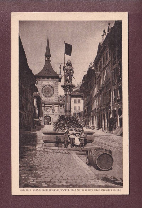 BERN - Zähringerbrunnen - Kinder - 1927