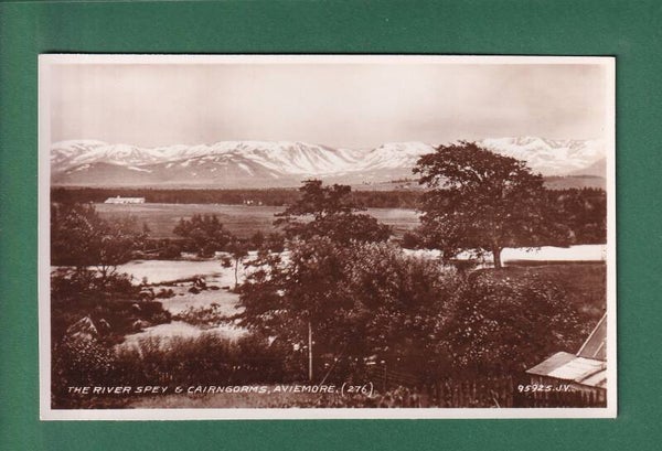 The RIVER SPEY and CAIRNGORMS from AVIEMORE