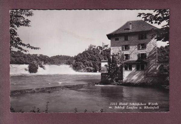 RHEINFALL - Hotel Schlösschen WÖRTH - 1947