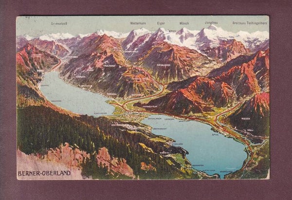BERNER OBERLAND - Vogelschau