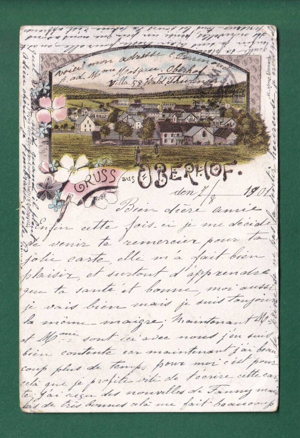Gruss aus OBERHOF - 1901 // Eckbüge //
