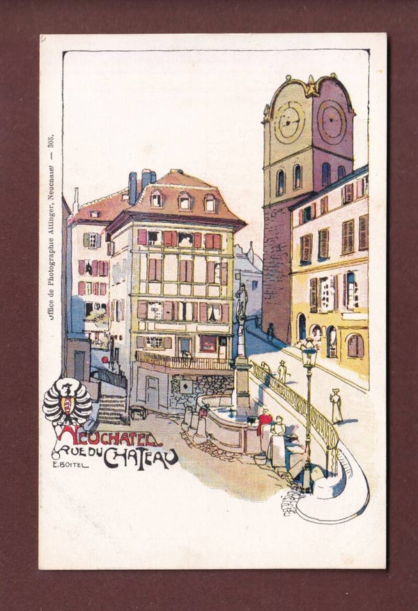 NEUCHÂTEL - Rue du Château