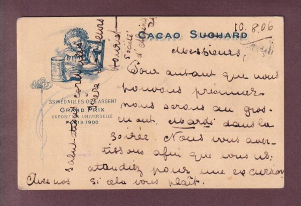 CACAO SUCHARD - 33 médailles à l'Expo de Paris 1900