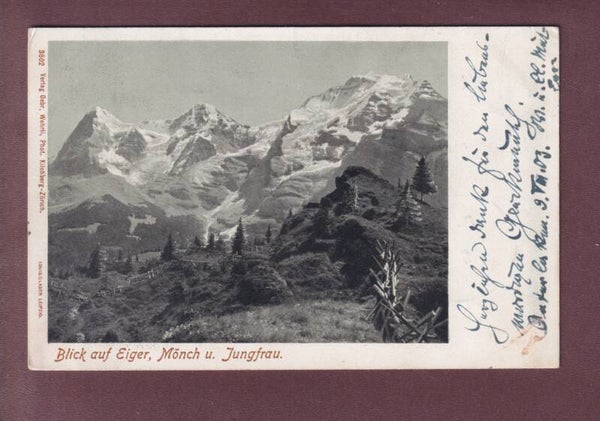 EIGER - MÖNCH - JUNGFRAU - 1903