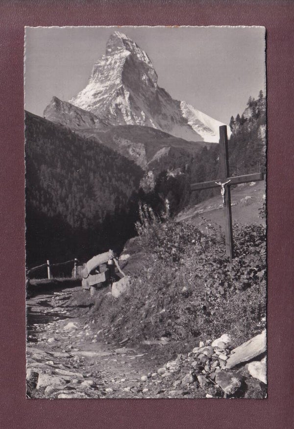 Zermatt - Wanderweg - MATTERHORN - 1955