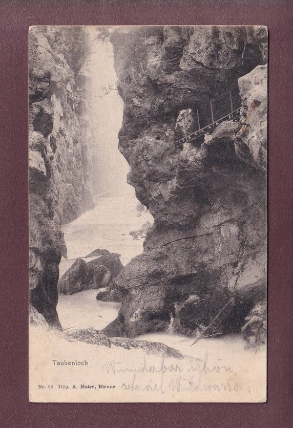 Biel - TAUBENLOCH - 1906