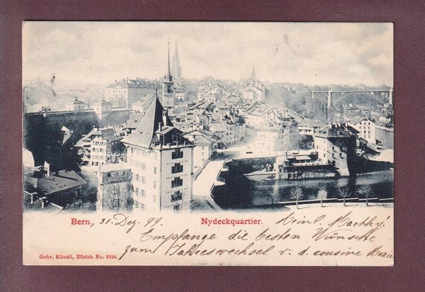 BERN - Nydeckquartier - 1899