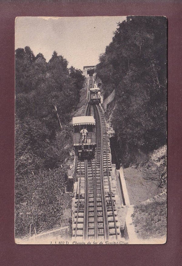 Chemin de fer TERRITET-GLION - 1912