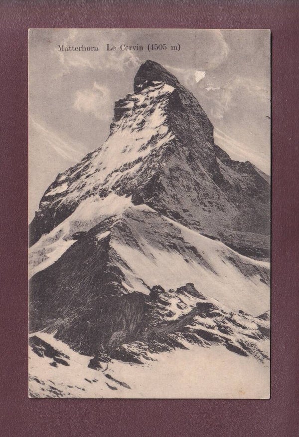 CERVIN / MATTERHORN - 1913 taxée