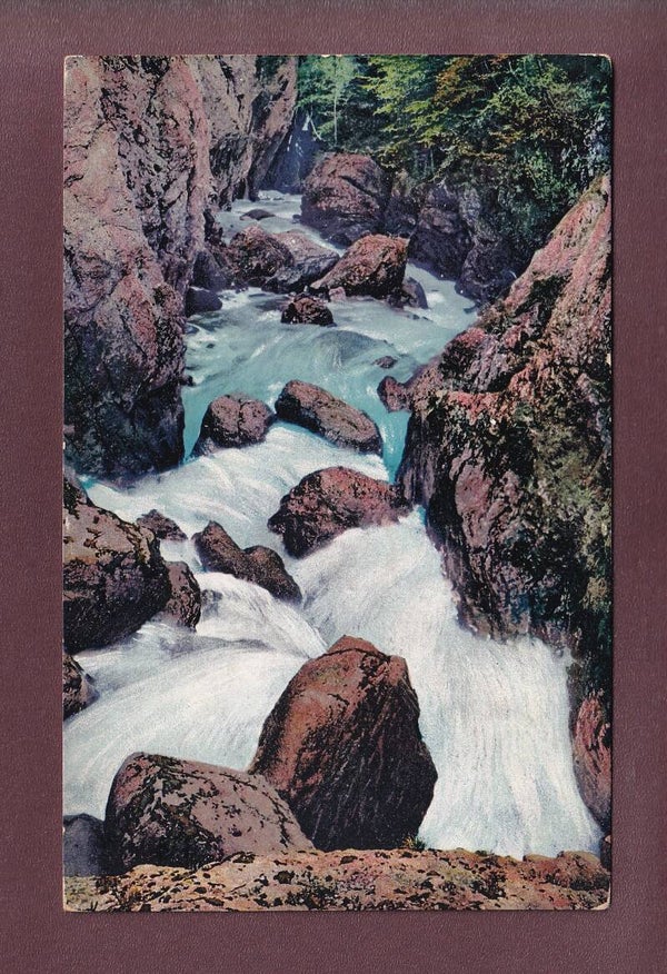 Gorges de l'AREUSE - Saut de Brot - 1920