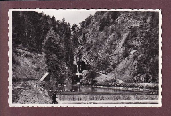 Gorges de l'AREUSE - Pêcheur
