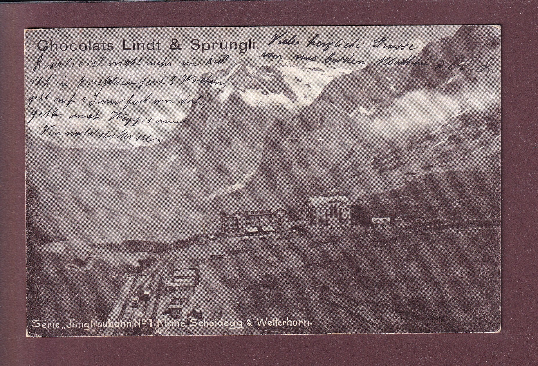 KLEINE SCHEIDEGG - Lindt Sprüngli - 1906
