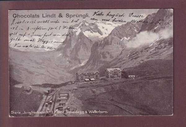 KLEINE SCHEIDEGG - Lindt Sprüngli - 1906