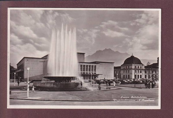 LUZERN - Wagenbachbrunnen - Kunsthaus - 1935