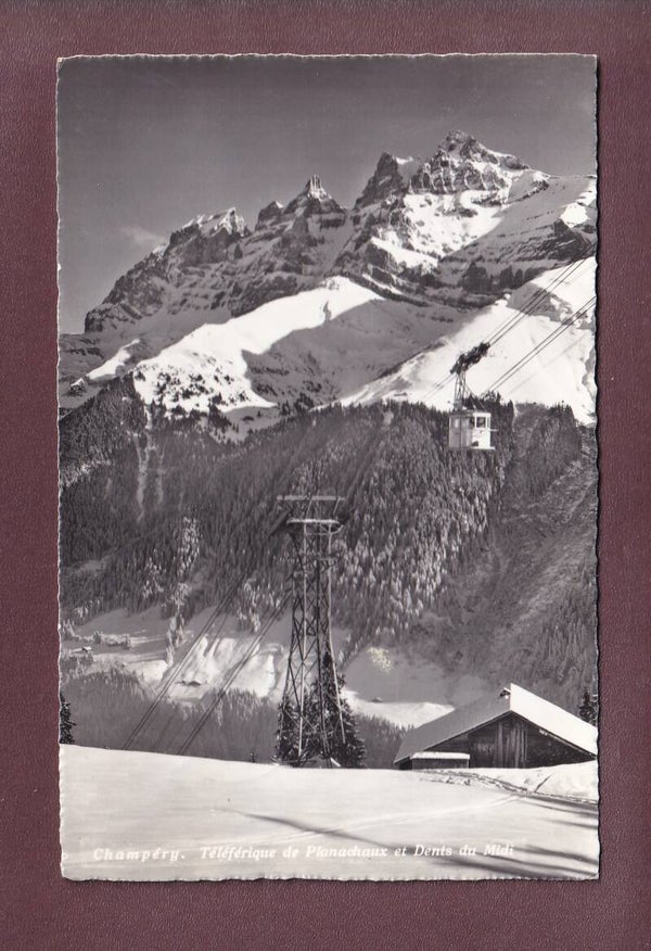 CHAMPERY - Téléférique de Palanchaux - 1968