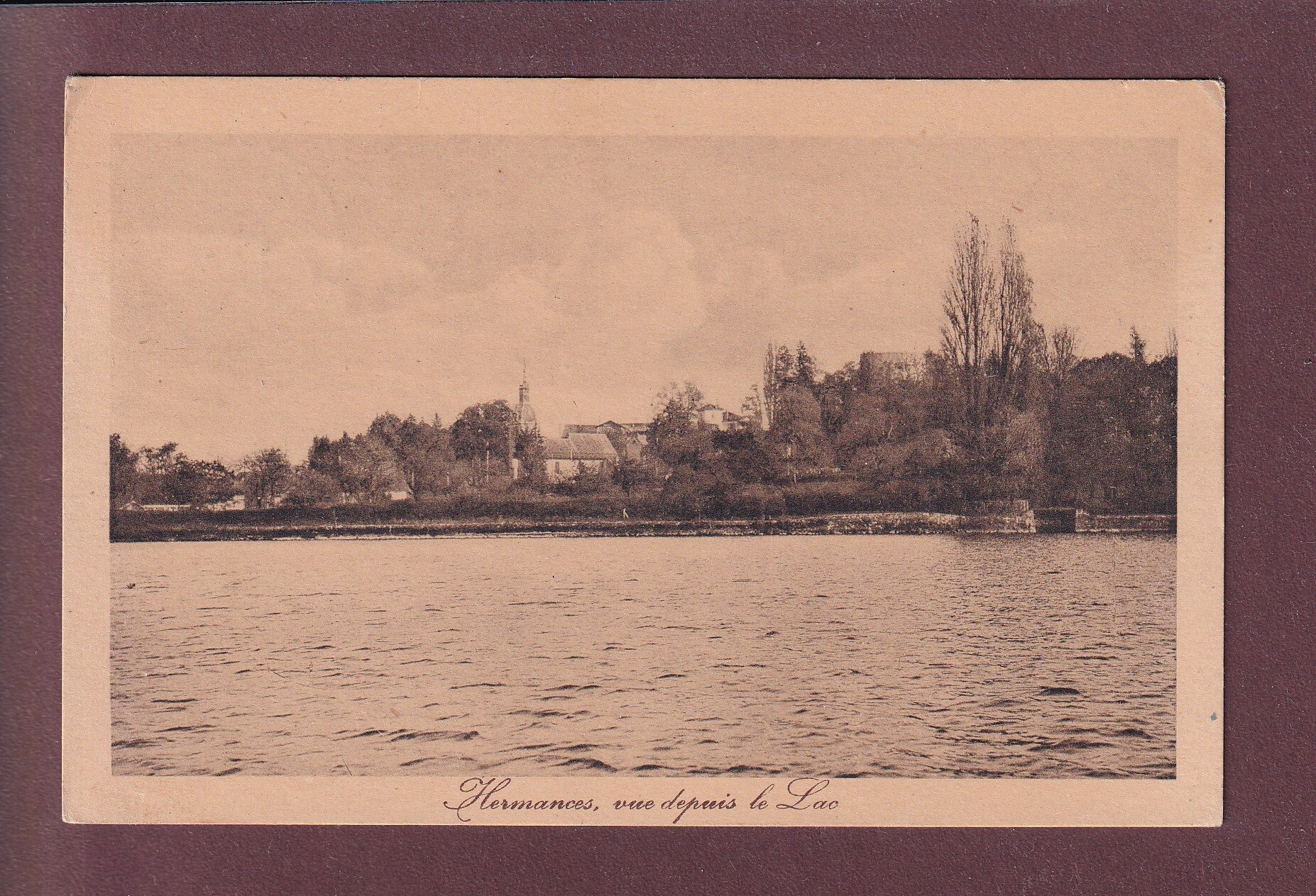 HERMANCE depuis le lac - 1925