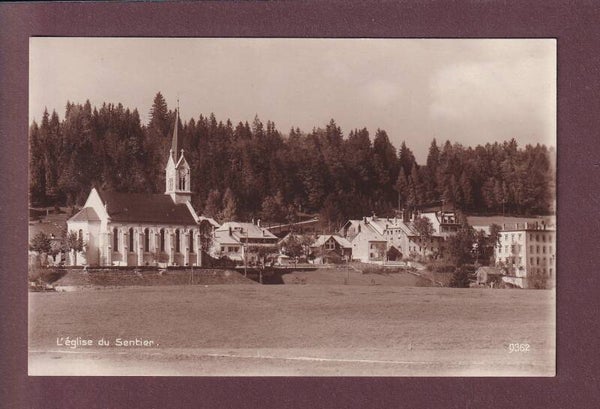 LE SENTIER - Partie avec Eglise - 1924