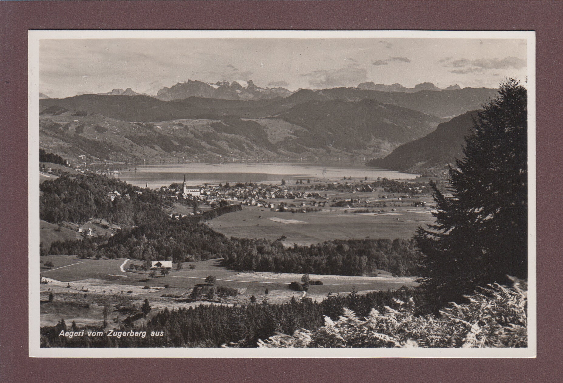 AEGERI vom Zugerberg aus - 1941