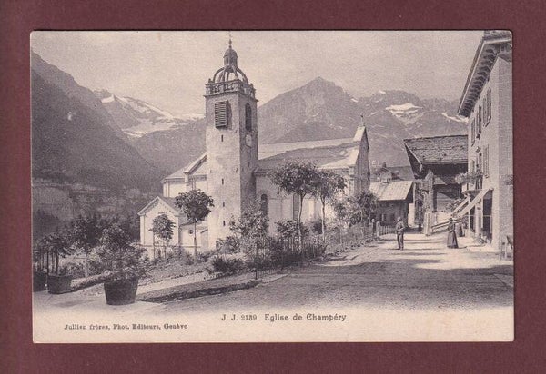 CHAMPERY - Rue avec Eglise