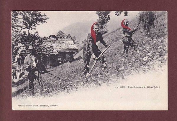 Faucheuses à CHAMPERY
