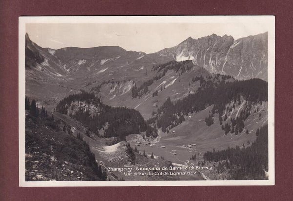 Champéry - BARMAZ et BERROY depuis le col de Bonnavaux