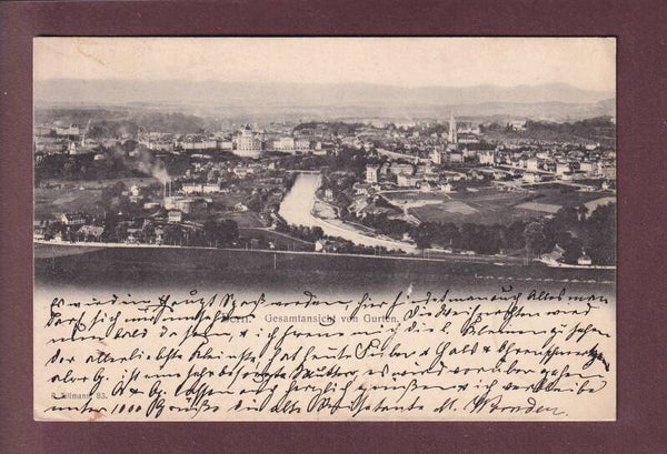 BERN - Ansicht von Gurten - 1904
