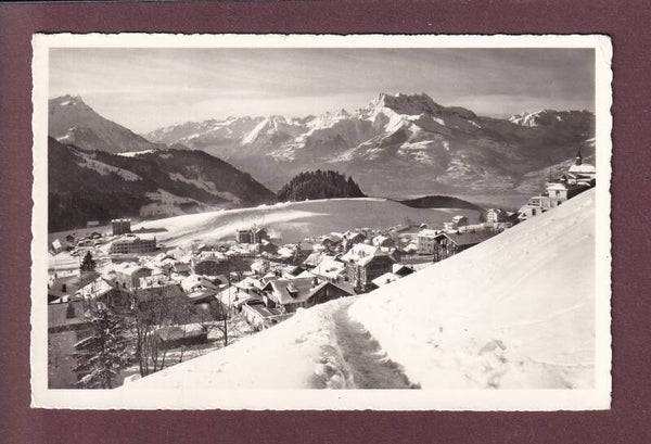 LEYSIN sous la neige - Dents du Midi