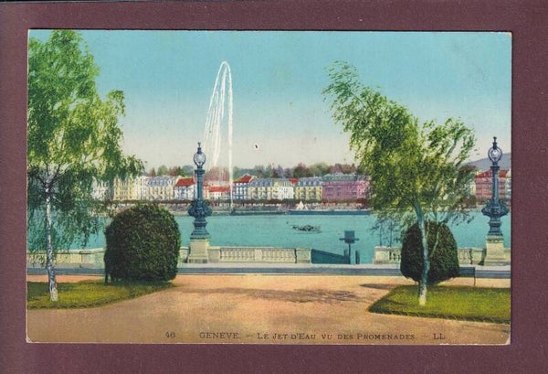 GENEVE - Jet d'eau