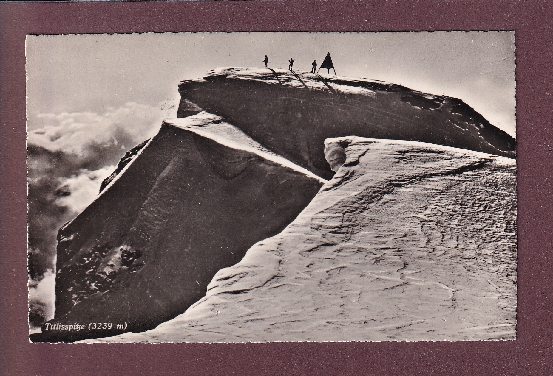 TITLIS-SPITZE - 1948 Bahnstempel