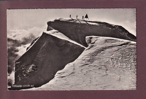 TITLIS-SPITZE - 1948 Bahnstempel