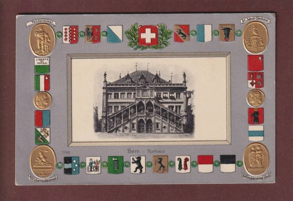 BERN - Rathaus - Kantone Präge