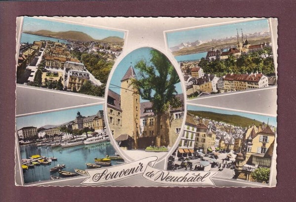 Souvenir de NEUCHÂTEL - 5 images - 1959
