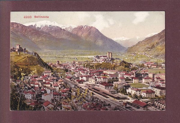 BELLINZONA - Stazione - 1908