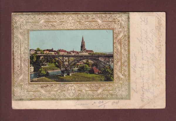 BERN - Kirchenfeldbrücke - 1900 // Eckbug //