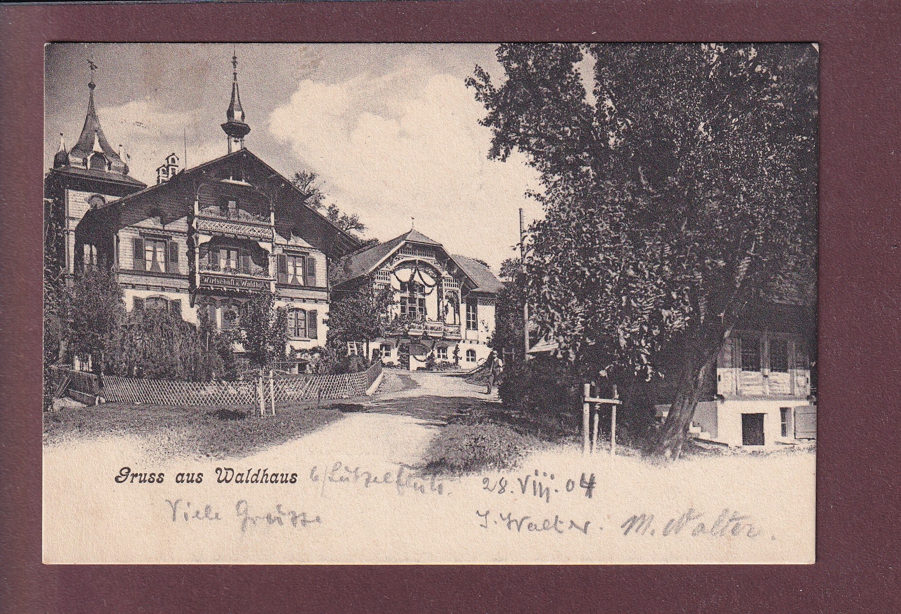 Gruss aus WALDHAUS - Lützelflüh - 1904