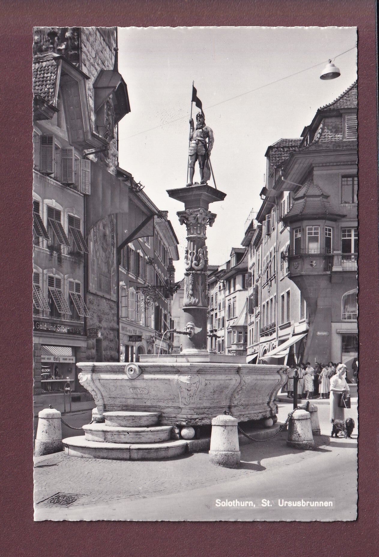 SOLOTHURN - St. Ursusbrunnen - 1967