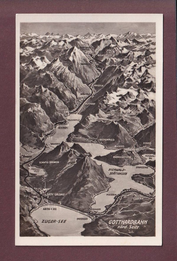 GOTTHARD-BAHN - Nörd. Seite - 1933