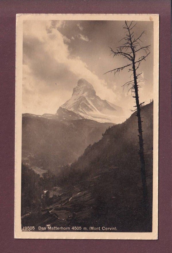 MATTERHORN - CERVIN - 1913