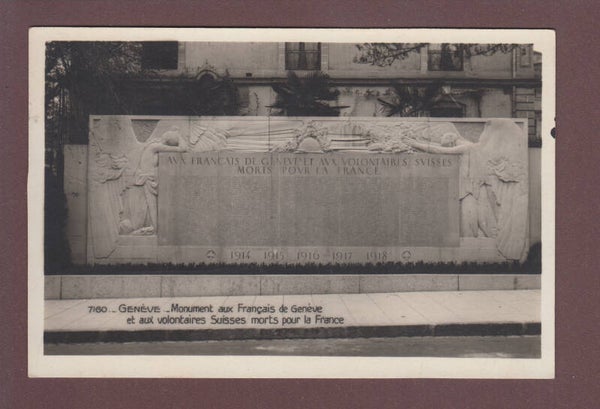 GENEVE - Monument aux Français - 1931