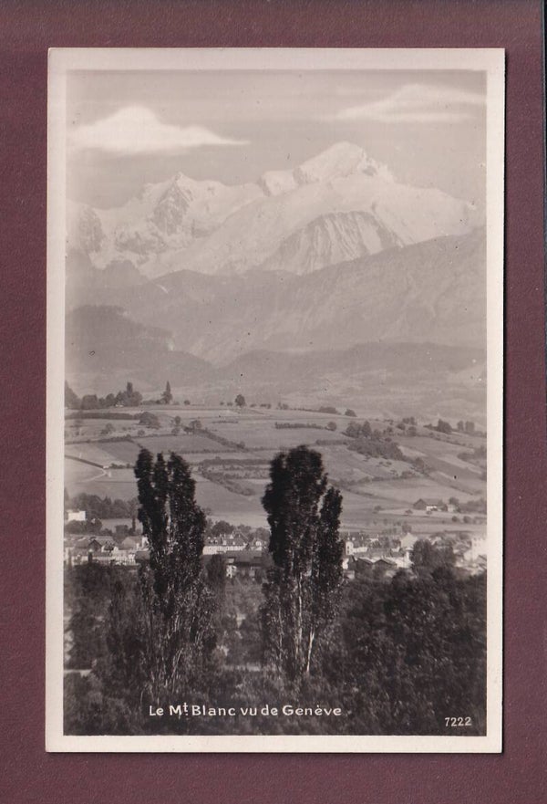 MONT-BLANC vu de Genève
