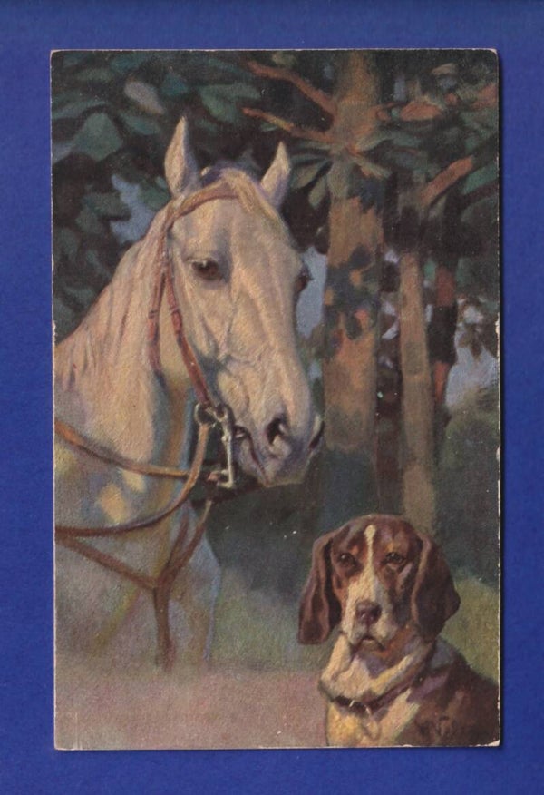 CHEVAL et CHIEN / PFERD und HUND