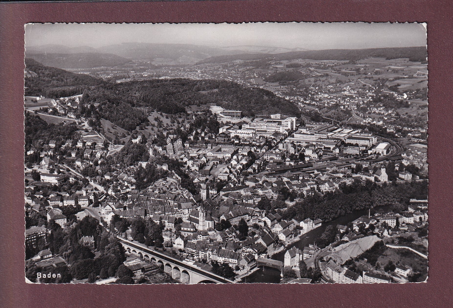 BADEN - Flugaufnahme