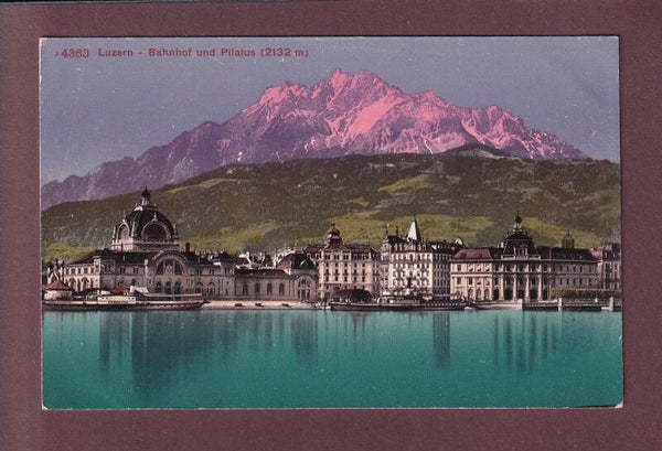 LUZERN - Bahnhof - Pilatus