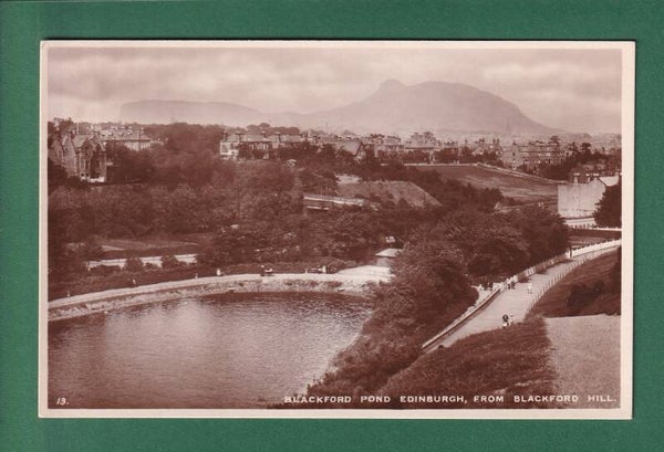 EDINBURGH - Blackford Pond from Blackford Hill